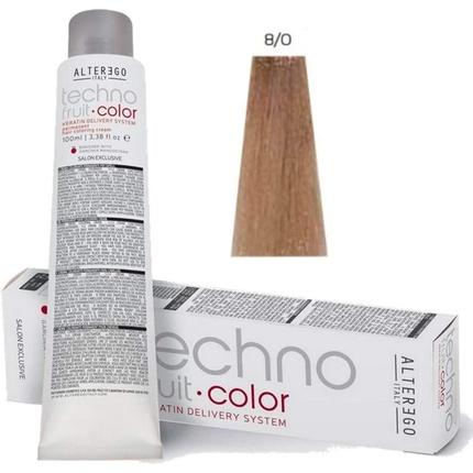 Actual product image Alterego Techno Fruit Color 8/0 Light Blonde 100ml (8/0 light blonde)