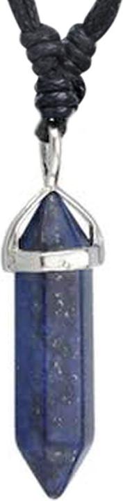 Produktbild Star Piercing Halskette schwarz Anhänger Kristall aus Lasurstein (Mineralisch, Messing)