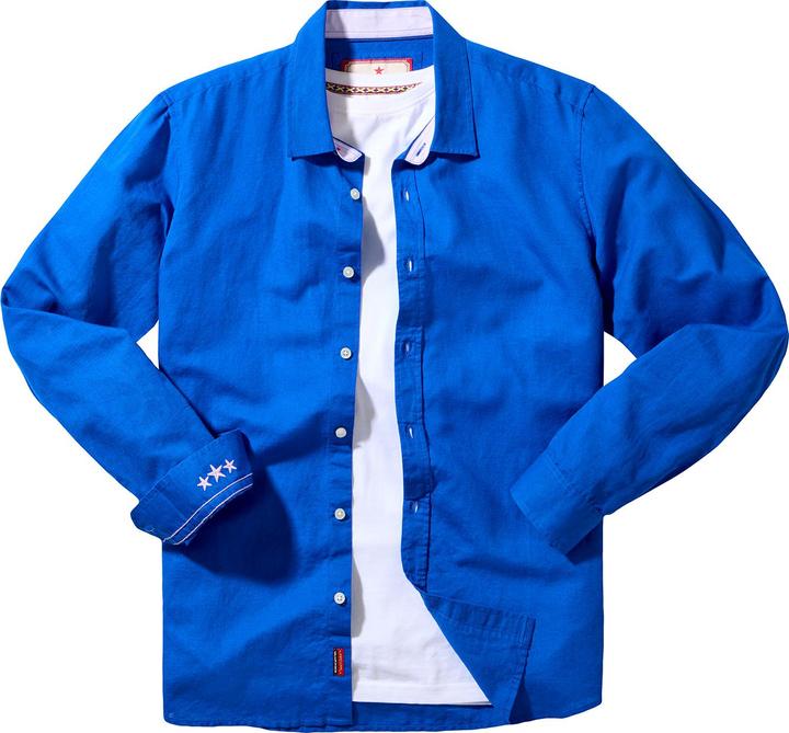Actual product image Joe Browns Linen Blend Long Sleeve Shirt (S)