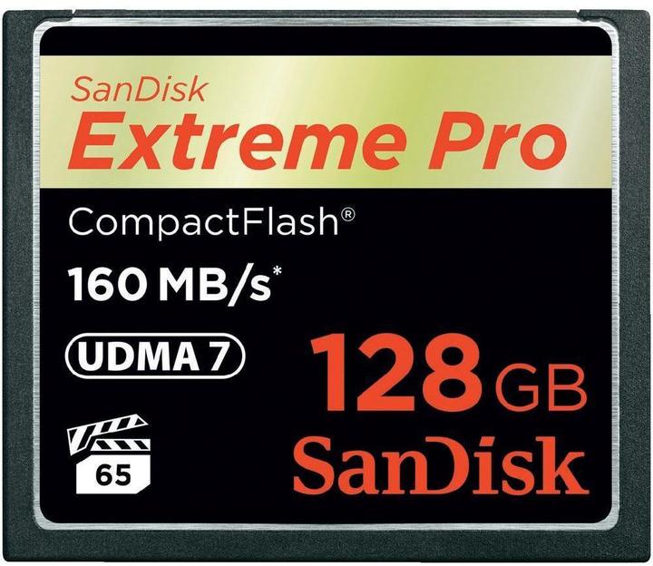 Immagine prodotto SanDisk Extreme Pro Compact Flash (128 GB, CF, UHS-I)