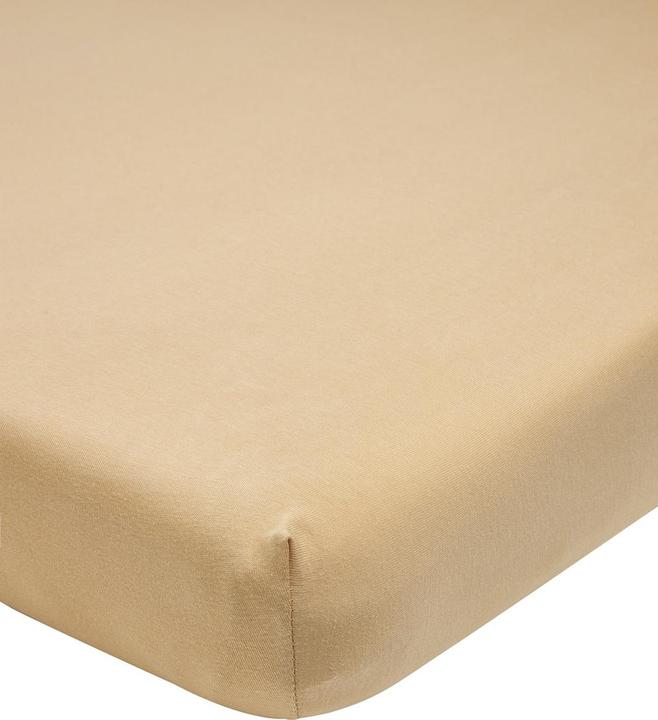 Produktbild Meyco Home jersey Spannbettlaken 140x200 warm sand (140x200 cm)