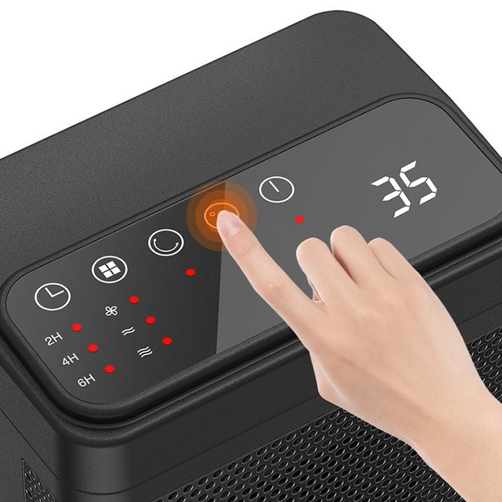 Actual product image Novidarte Speed fan heater with remote control (1500 W)