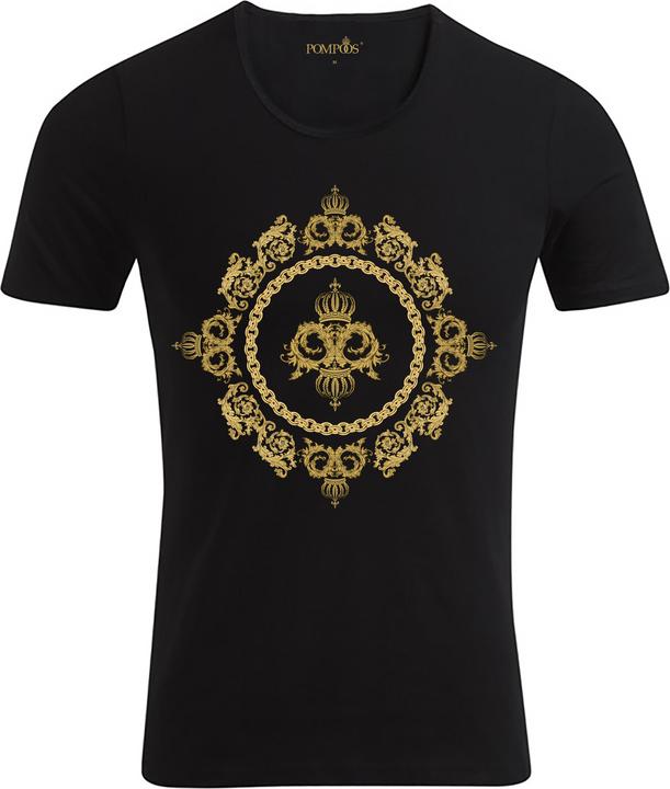 Pompöös T-Shirt Herren "Krone" - limited Edition T-Shirt Herren - Grösse S (S)