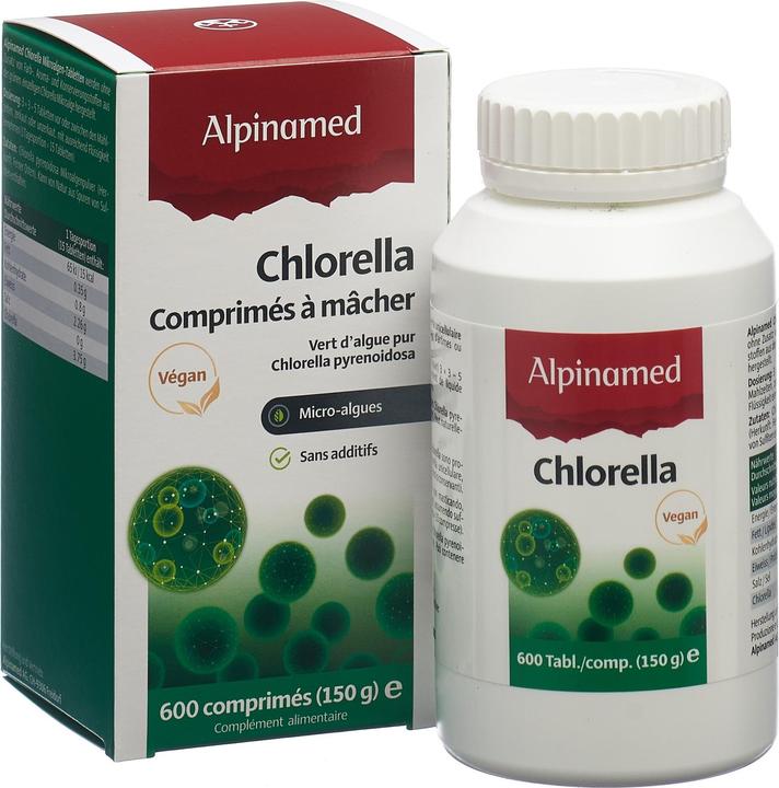 Actual product image Alpinamed Chlorella Tabl (600 Piece, Pills, 212 g)