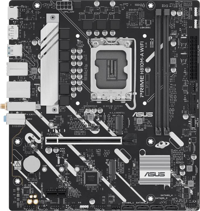 Produktbild ASUS PRIME H810M-A WIFI (LGA 1851, Intel H810, uATX)