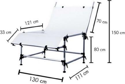 Produktbild Falcon Eyes Aufnahmetisch ST-1324 130x240 (130 cm)