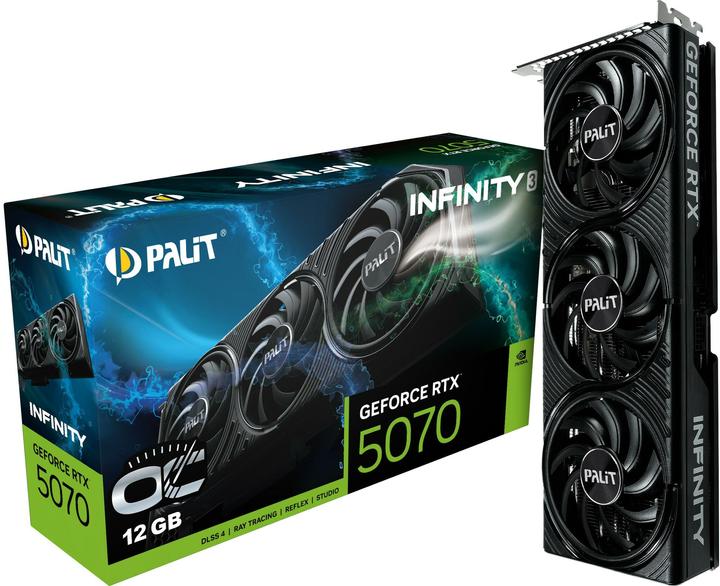 Image du produit XpertVision Palit RTX5070 Infinity 3 OC 12GB GDDR7 (12 Go)