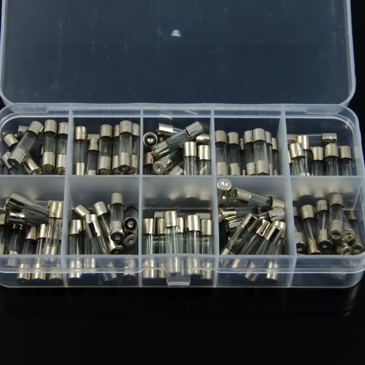 Actual product image Purecrea Fine-wire fuse set 100pcs. 5x20mm assorted (Micro fuse, Nimble)