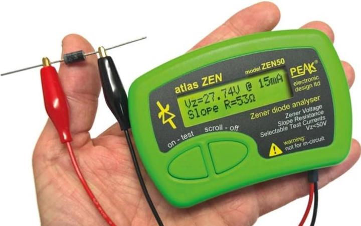 Produktbild Peak Ice Works ATLAS ZEN - ZENER-DIODEN-ANALYSATOR (0 - 50 V)