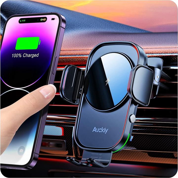 Produktbild Auckly Auto Handyhalterung mit induktiver Ladefunktion