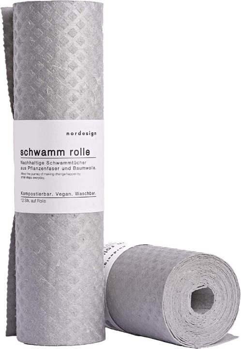 Actual product image Nordesign Sponge wipes on roll 12 pcs. (12 x)