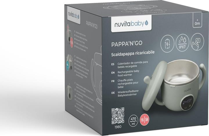 Image du produit Nuvita Pappa'n'Go Réchauffeur de bouillie rechargable pour bébé