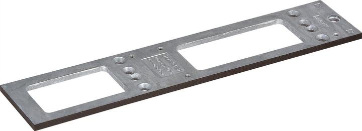 Geze Mounting plate 5 mm thick, (door fitting) for TS 4000/5000, dark brown