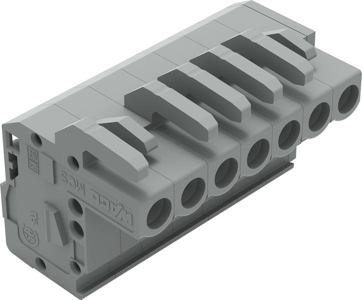 Wago Abgewinkelte Federleiste Grau 232-107/026-000 Inhalt: 50 St. (232-107/026-000)