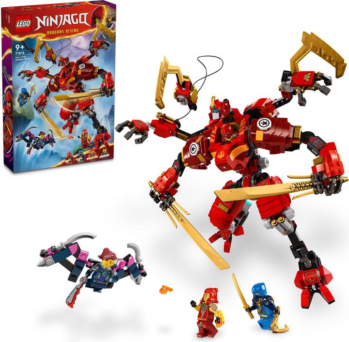 Immagine prodotto LEGO Il mech da arrampicata ninja di Kai (71812, LEGO Ninjago)