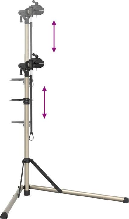 Produktbild VidaXL Fahrrad-Montageständer Faltbar Verstellbar 102-160 cm