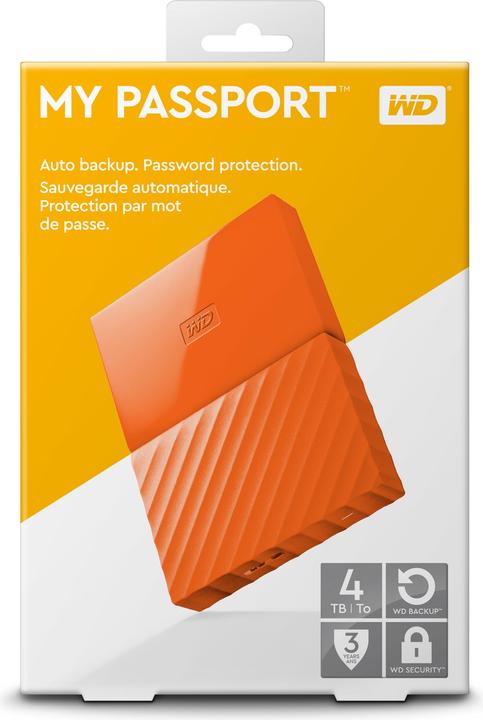Actual product image WD My Passport (4 TB)