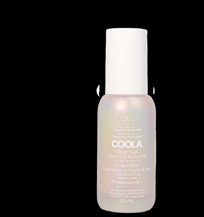 Coola Suncare Clear Skin Zinc Oxide Sunscreen (Suntan cream, SPF 30, 33 ml)