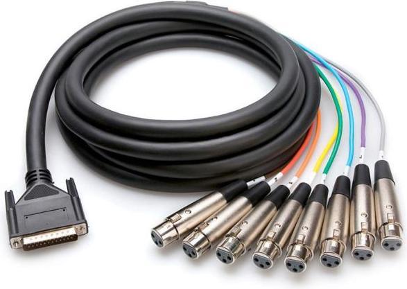 Hosa DTF-807 Multicore Kabel 8-fach DB25 XLR-F 7m (7 m, XLR)