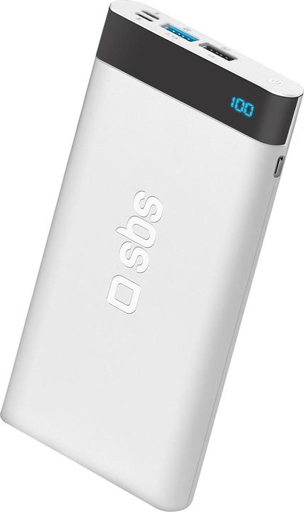 Produktbild SBS Powerbank PD Charge 10000 mAh (10000 mAh, 18 W, 37 Wh)