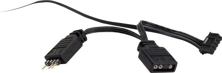 Produktbild Intertech Inter-Tech RS-071 RGB Computergehäuse Ventilator 12 cm Schwarz (120 mm, 1 x)