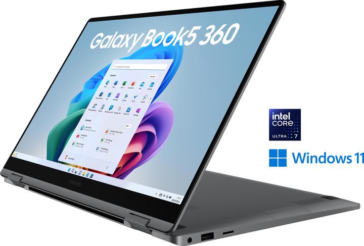 Produktbild Samsung Galaxy Book5 360 (15.59", Intel Core Ultra 7 256V, 16 GB, 512 GB, DE)