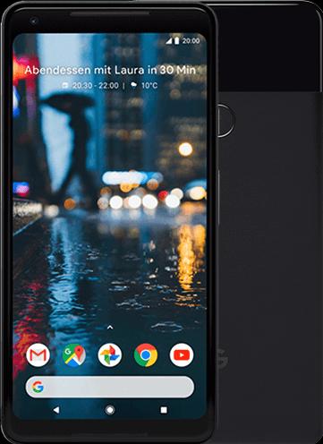 Google Pixel 2 XL (64 GB, Just Black, 6", Single SIM, 12.20 Mpx, 4G)