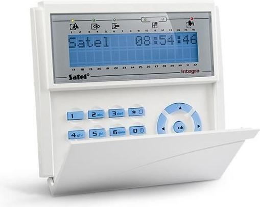 Actual product image Satel Keypad LCD /Integra Blue/Int-Klcd-Bl