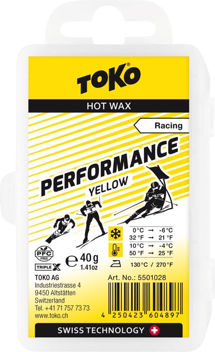 Image du produit Toko Fart Performance Jaune 40 g (Cire)