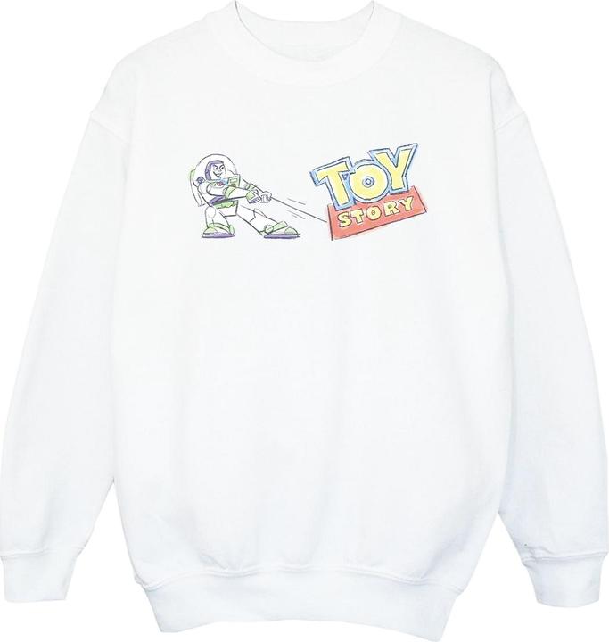 Immagine prodotto Disney Toy Story Buzz Pulling Logo Felpa Ragazze (128)