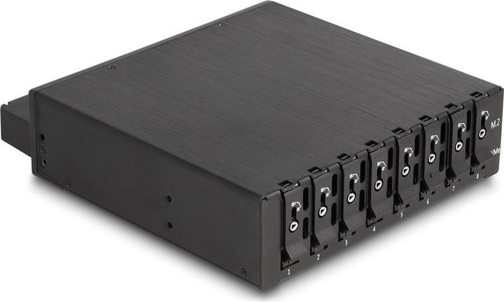 Delock 5.25? Wechselrahmen für 8 x M.2 NVMe SSD mit Slim SAS