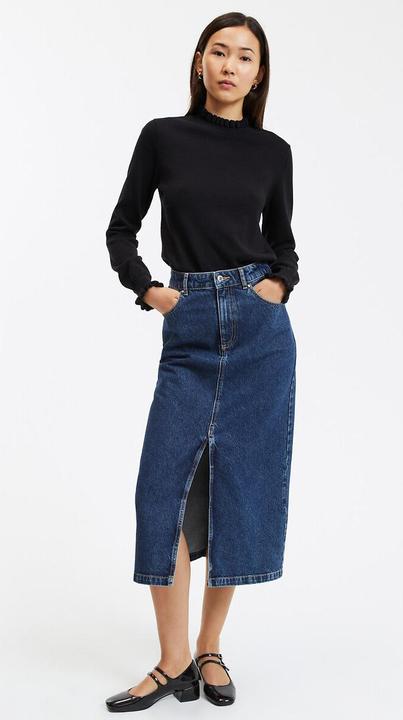 Immagine prodotto La Redoute Collections Maglia con colletto a balze e maniche lunghe (38)