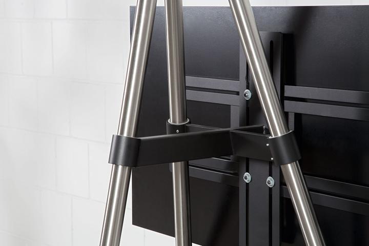 Image du produit Wissmann Raumobjekte Support TV 3 pieds, acier inoxydable brossé, -55 (55", 59 kg)