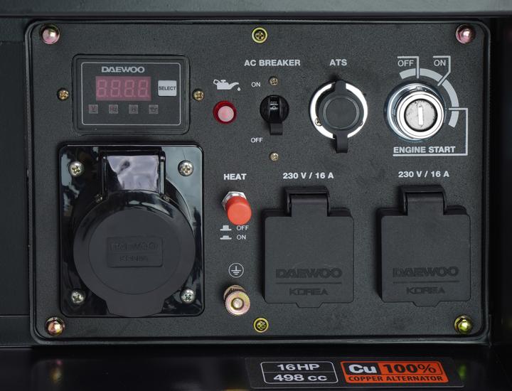 Actual product image Daewoo Power Products Diesel generator (4500 W, 13.50 l)