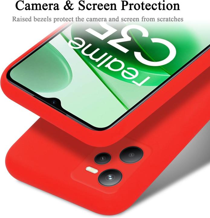 Immagine prodotto Cadorabo Custodia in silicone liquido TPU per Realme C35 / Narzo 50A PRIME (Realme C35, Realme Narzo 50A Prime)