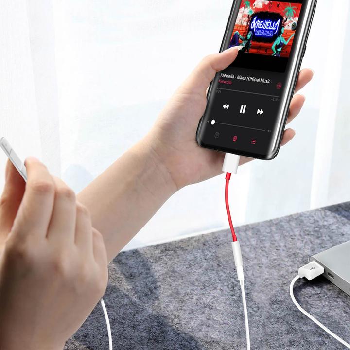 Immagine prodotto OnePlus Adattatore da USB-C a 3,5 mm (USB tipo C, Jack da 3.5mm)