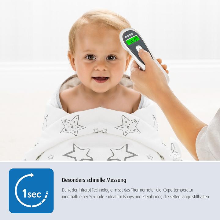 Produktbild Reer Colour SoftTemp 3in1 kontaktloses Infrarot Thermometer (Stirn, Berührungslos)
