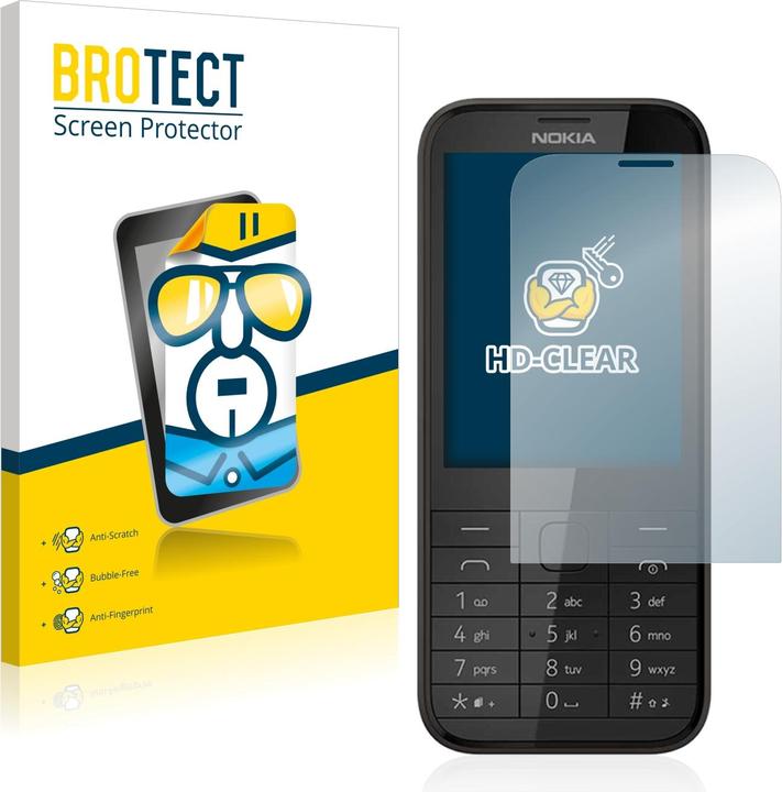 Produktbild BROTECT Schutzfolie Displayschutz Klar (2 Stück, Nokia 225)