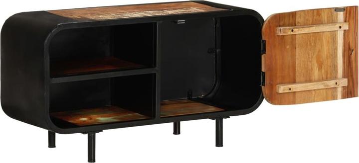 Actual product image VidaXL TV Schrank Altholz 90x30x48cm Fernsehtisch Lowboard Sideboard TV Board (90 x 30 x 48 cm)