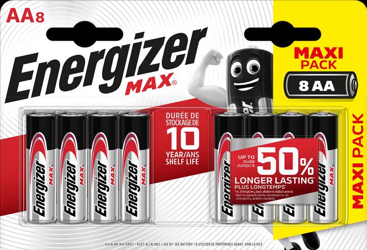 Image du produit Energizer DUPLIKAT Max Alcaline (8 pcs, AA, 2700 mAh)