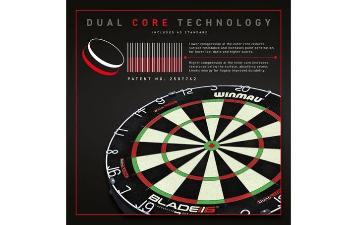 Actual product image Winmau Blade 6 Dual Core