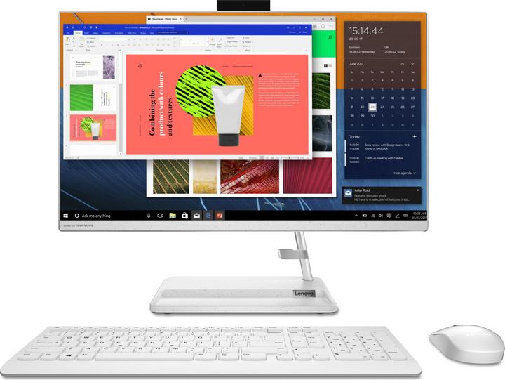 Actual product image Lenovo IdeaCentre AIO 3 27ALC6 AMD Ryzen5 7430U 8GB 512GB SSD AMD Radeon Graphic (AMD Ryzen 5 7430U, 8 GB, 512 GB)