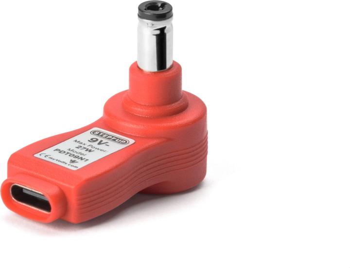 Produktbild MyVolts PDT09N1 - USB-C PD Step Up Tip, 9V c-ve 2.1mm/2.5mm