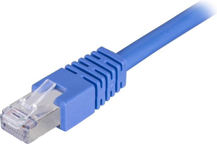 Produktbild Deltaco F/UTP Cat6 patchkabel 0.3m bla (CAT6, 0.30 m)
