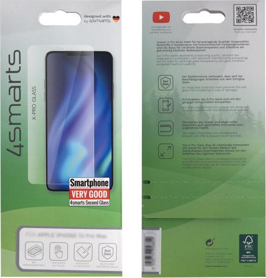 Immagine prodotto 4smarts Secondo vetro 2.5D (1 Pezzo/i, Apple iPhone 14 Pro Max)