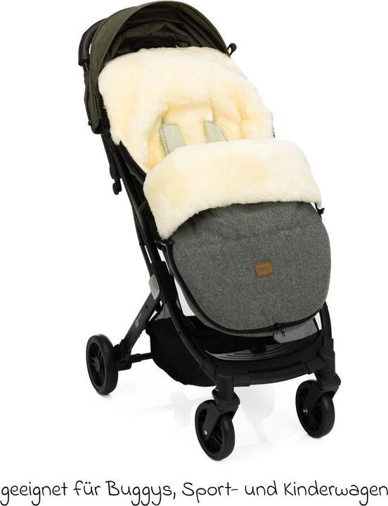 Immagine prodotto Fillikid Fusssäcke für Kinderwagen & Buggys Lammwoll-Fusssack Makalu Wool für Buggy, Sport-