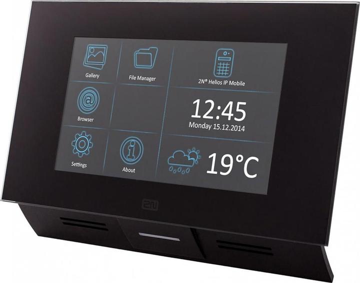 2N Citofono da interno Indoor Touch 2.0 PoE nero (Ethernet)