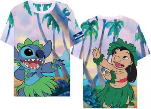 Difuzed Lilo & Stitch T-Shirt AOP (S) (S)