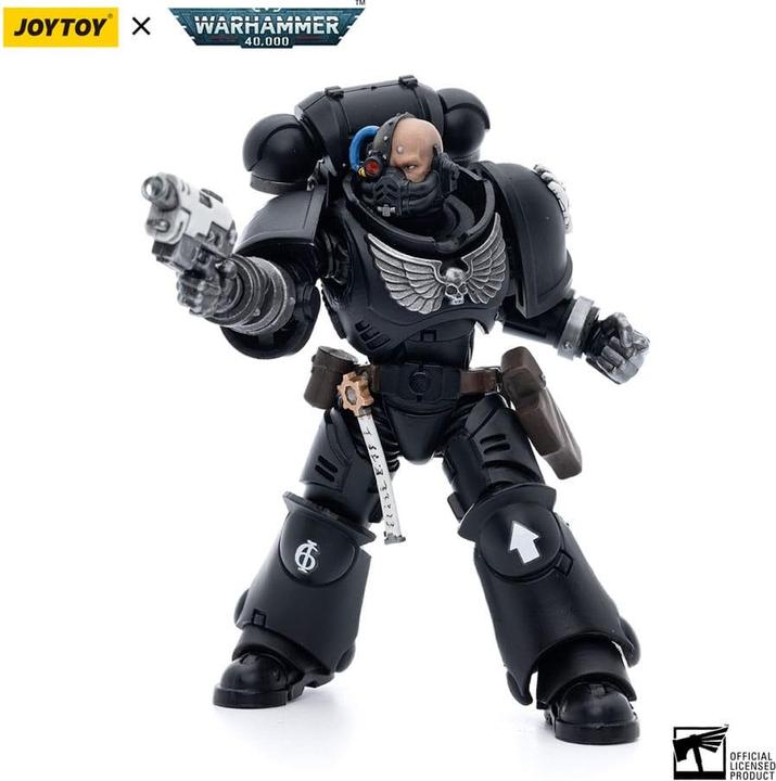 Produktbild Joy Toy Warhammer 40k figurine 1/18 Iron Hands Intercessors Brother Gravak 12 cm