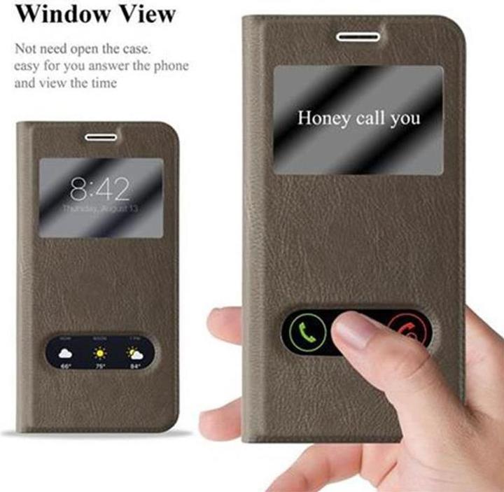 Produktbild Cadorabo Book mit View Doppelfenster Cover (Samsung Galaxy J5 (2016))